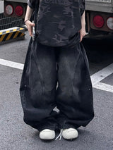 ダーツカーブデニムパンツ