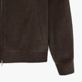 Stranger Regular Fit Corduroy Bomber Jacket (Brown)