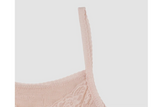 ハート パンチング ニット スリーブレス トップ (DEEP PINK)