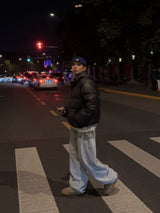 ONE SIDE SNAP BUTTON SWEAT PANTS