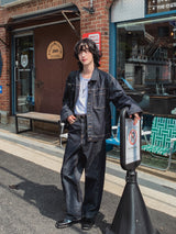 ルーンカットセルベッジデニムパンツ