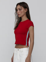 Lace Baby T-Shirts_Red