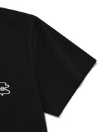 SILVER BRUSH LOGO SHORT SLEEVE BLACK