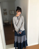 Mion Stripe Point Long Sleeve T-Shirt