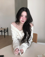 phillip two-button off-shoulder nt