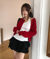 Socky Round Knit Cardigan