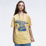 デディケーションピグメント Tシャツ_マスタード