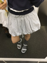 【即日発送】パンプキンチェックミニスカート
