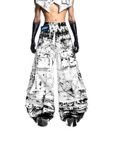 TAINTED DENIM PANTS