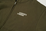 REVERSE ZIP HOODIE - KHAKI