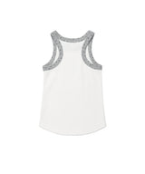 TWIN STAR SLEEVELESS TOP WHITE(CV2GMFT582A)