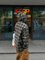 Authentic Hoodie Check Shirt 2C