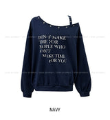 Vint Eyelet Strap Sweatshirt