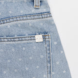 LIGHT BLUE DOT DENIM PANTS 21101
