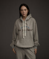 W HAAND LOGO GRAPHIC HOODIE GREY
