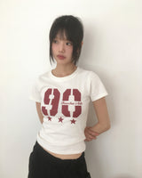 Glee Number Printed Short Sleeve T-Shirt