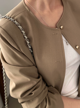 Setter Spring Collarless Jacket / 3 colors