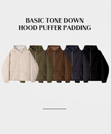 You too High-Neck Hooded Puffer Padded Jumper