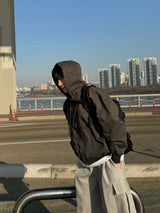 Oxford heavy hooded jacket