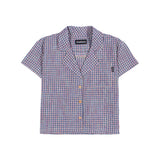 チェックシャツ_Navy
