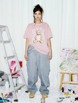 ANGEL BEAR TEE PINK