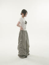 フィントフラワーショートスリーブTシャツ -2C