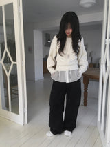 Heart Washed Cargo Pants