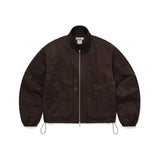 Harrington blouson jacket / Brown