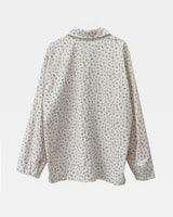 Creamy Petal Overfit Shirts Jacket