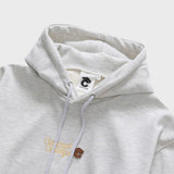 Concept Collegeカーシブロゴワッフルフーディー／メランジグレー [Unisex]