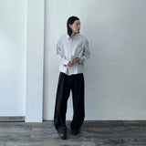 Light Casual Band Collar Shirt