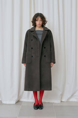 Herringbone double coat_brown