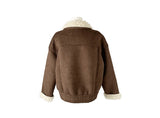 [Fur Lining] Rat Wool Suede Mustang Jumper