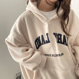 Anga napping fleece anorak sweatshirt