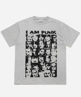 アイアムパンクTシャツ - グレー