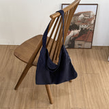Daily eco bag_corduroy dot navy