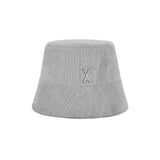 VA Stud Tweed Drop Bucket Hat / Gray