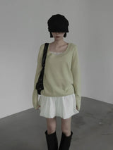 Bellen Deep U-Neck Knit