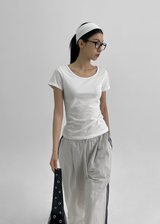 [MADE] イズニー UネックショートスリーブTシャツ