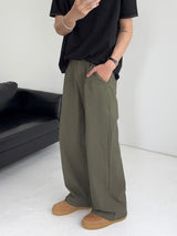 LO Vien Pintuck Half-Banding Semi Wide Pants (4C)