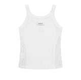 LUCIA LACE PANEL SLIM SLEEVELESS (3COLOR)