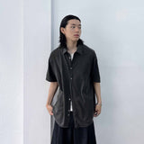 Retro Faded Textured Shirt