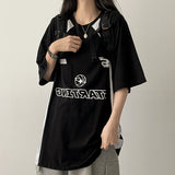 Pobe Barcity color matching overfit short sleeve