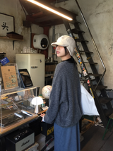 アディンオーバーフィットVネックパフニット（5c）