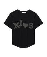 Bumpy Kiss Logo Tee Black (KIB6MFT503A)