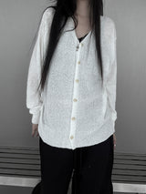 [unisex] シースルーサマーオーバーフィットカーディガン