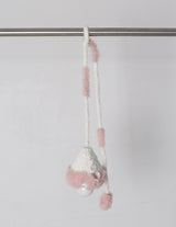 fluffy pink cozy light