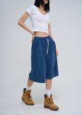 [U-BASIC] Soft cotton V-neck cropped T-shirt
