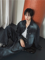 Bor Washed Western Denim Jacket