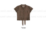 TIE SHEER SHIRT